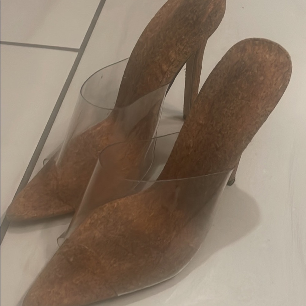 SHEIN clear heels